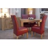 Trend Solid Oak Furniture Small Dining Table 125cm